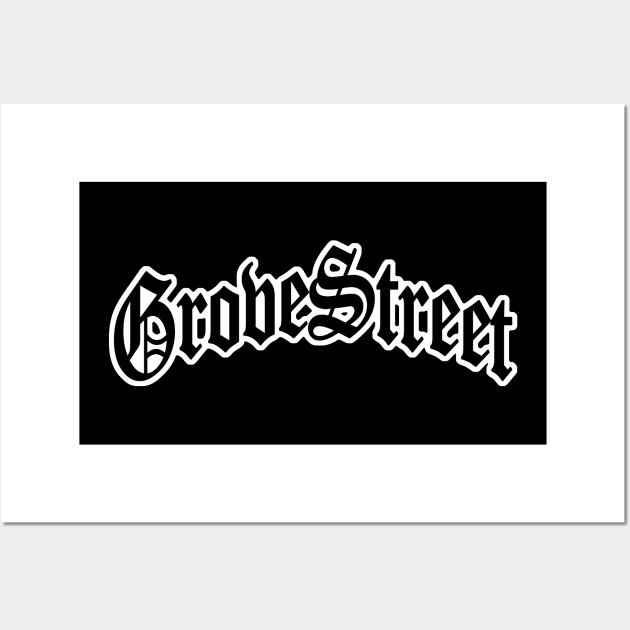 Grove Street Wall Art by Power Up Prints